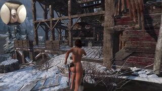 RISE OF THE TOMB RAIDER NUDE EDITION COCK CAM GAMEPLAY #13