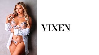 Vixen - Great-looking blonde with big bottom Kayley Gunner fucked in the bedroom