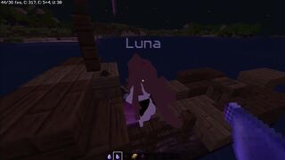 Minecraft Babe Luna Boobs Squeezing Cry