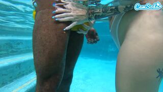 Hot Teen Amateur Slammed By BBC Black Dick Underwater