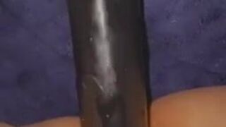 Fuck machine with bbc attachment for a creamy orgasm