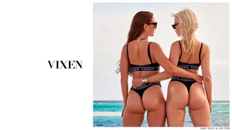 Vixen - Outdoor Threesome Action With A Hot Blonde Lika Star