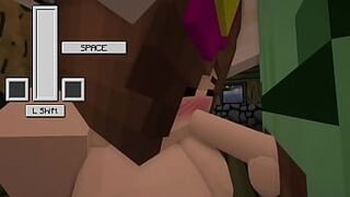 Minecraft - Jenny SexMod Update 1.1 Making love to Jenny while Ellie looks part 2