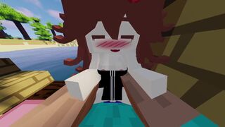 Minecraft - Jenny SexMod Luna sentando no pau