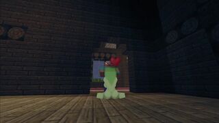 Minecraft Slime Girl Submissive Blowjob without using hands