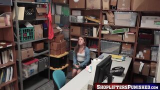 ShopliftersPunished.com - Brooke Bliss slammed deep by big dick cop in the office tak