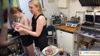 and Belong! These lesbians are working in a cafe. But what they do behind closed door