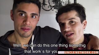 SayUncleNetwork.com - Straight Latino's big cock encounter and cash reward