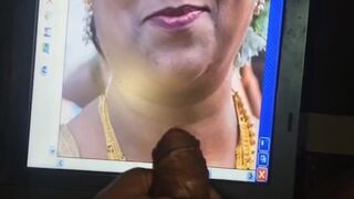 Neeta aunty cum tribute