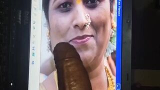 Neeta aunty cum tribute