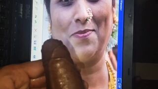 Neeta aunty cum tribute