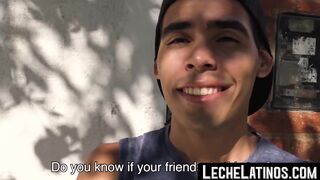 LecheLatinos.com - Latino's wild pickup sex ends with a raw fuck and a jizz-covered f