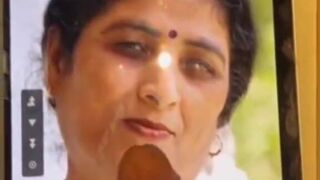 Neeta aunty hot cum tribute