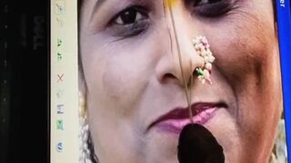 Neeta aunty cum tribute 3