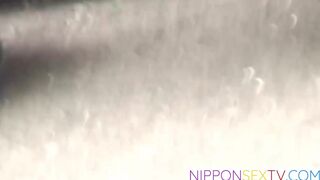 NipponSexTV.com - Juicy 18yo Japanese legs arouse public voyeur