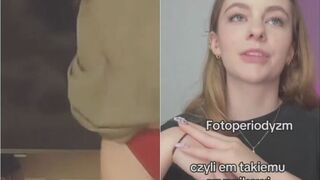 Lena - Polska modelka przed kamerką - Cam girl