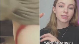 Lena - Polska modelka przed kamerką - Cam girl