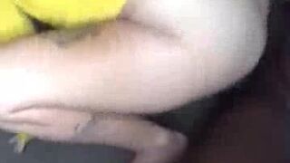 Big Titted Wife Sucking Her First BBC Dick