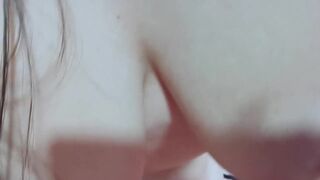 Big-Tit Latina Teen Gives POV Blowjob & Handjob