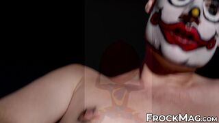 Kinky cake eating and kissing compilation with kinky clowns Jarry the Clown and Sandy