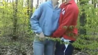 Blonde Amateur Sucks Dick Outdoors