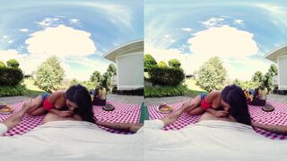 She Wants Picnic, I Give Her a Creampie - Virtual Real Porn