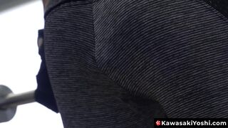 KawasakiYoshi.com - Japanese jock Yoshi Kawasaki intense dildo training play in the g