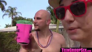 TeenGroupSex.com - Independence Day celebration turns into hardcore fuck fest