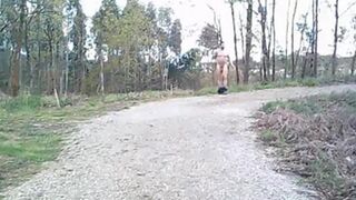 Portuguese Bear Strips and Shows His Big Cock