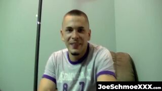 JoeSchmoeXXX.com - Straight amateur dude Hurricane enjoys pleasure and cums like craz