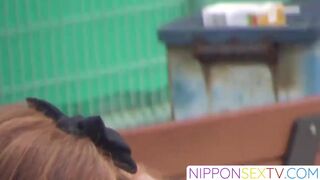 NipponSexTV.com - Classy Japan babes titty teasing all around the city on voyeur cam