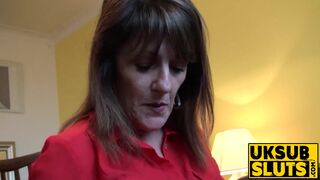 UKSubSluts.com - Divorced mature lady Pandora's submissive sex delight