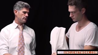 SayUncleNetwork.com - Older Mormon seduces and raw fucks a muscular young man deep