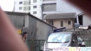 NipponSexTV.com - Adorable Japanese babes taped secretly while pissing