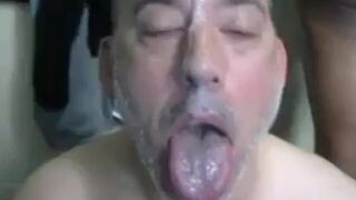 Big Cock Interracial Blowjob Leaves Him Satisfied