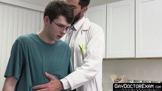 Gorgeous Dakota Lovell gets his ass an personal injection from horny doctor Chris Dam