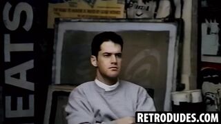 RetroDudes.com - Sensual studs Joel and I engage in a raw and intense blowjob session