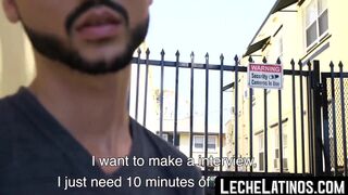 LecheLatinos.com - Stunning young Latino barebacked by a stranger in a raw, intense f