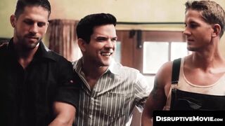 DisruptiveMovie.com - Killian Knox secretly throats twink Dakota Payne's dick during