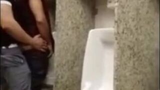 Breeding a Slut: Bareback in a Public Bathroom Orgy