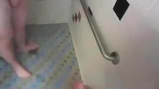 Big-Cock Daddies Cruising in Public Showers