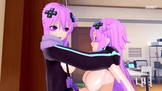 Hyperdimension Neptunia Нептун против Нептуны 3 серия