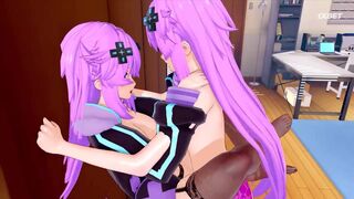 Hyperdimension Neptunia Нептун против Нептуны 3 серия