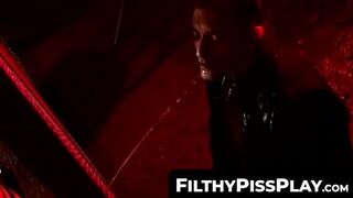 FilthyPissPlay.com - Homo freak enjoys hot waxing after intense fuck fest scene