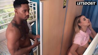 Spanish Beauty Lya Missy Fucked By BBC After Using Her Vibrator - HORNY HOSTEL