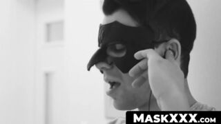 MaskXXX.com - Big dick striper Nick Vargas's jacking off the proper way solo