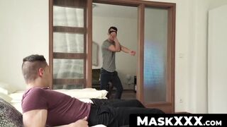 MaskXXX.com - Striper and birthday dude's bedroom naughtiness in a wild scene