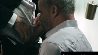 DisruptiveMovie.com - Boss Chris Damned marks stepdad Dale Savage with cum for stepso