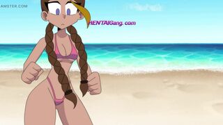 The Nude Beach! XXX Cartoon Porn