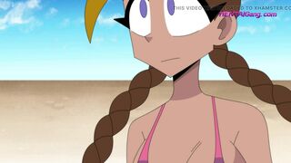 The Nude Beach! XXX Cartoon Porn